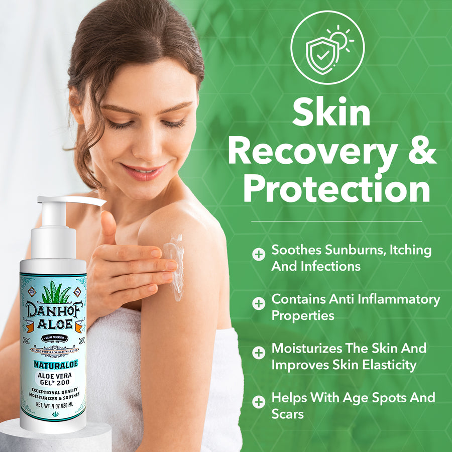 aloe vera gel for skin recovery